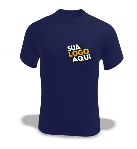 CAMISETA RAGLAN - DTF TÊXTIL AZUL MARINHO - TAM.G