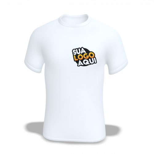 CAMISETA  / SUBLIMAÇÃO / BRANCA -TAM. GG